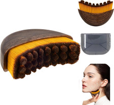 Lymphatic Contour Face Brush, Dry Face Brush for Lymphatic Drainage Massager -An