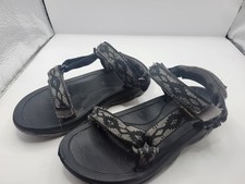 Teva Kids sz 11 Black Multi-Strap Sandals Adjustable Straps Comfortable Outdoor