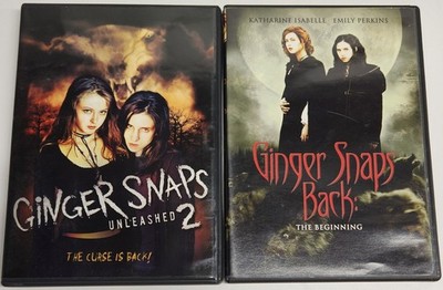 Ginger Snaps 2 and Ginher Snaps Back DVD 2 Movie Lot Werewolves