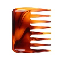 Mini Wide Tooth Detangling Comb for Curly, Wavy Hair - Portable Shower and Beard