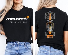 SALE Lando Norris McLaren F1 Race Team TShirt, Lando Norris F1 Two Sides Tshirt