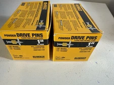 Dewalt  1” Powder Drive Pins Lot  - 2 Boxes