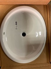 Kohler K-2874-0 Cast Iron Undermount Sink, White with Overflow Drain
