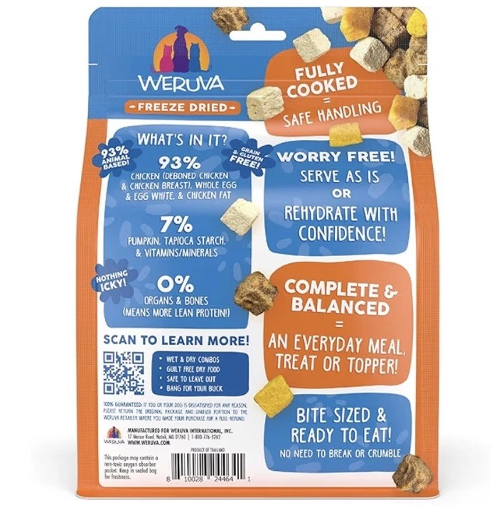 Weruva Paw Feeling Farmy Freeze Dried Dog Food, Topper or Treat-13oz - Image 2 of 4