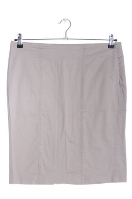 SISLEY High Waist Rock Damen Rock Gr. DE 44 hellgrau Casual-Look
