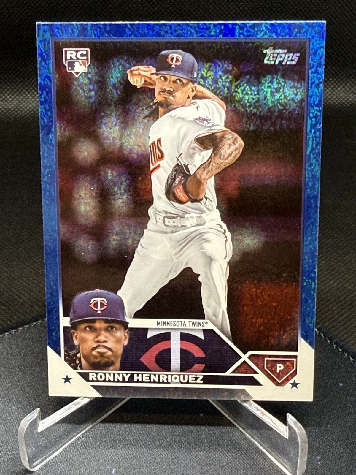 2023 Topps Series 2 Blue Foil #/999 - Ronny Henriquez (RC) #372