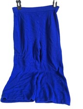 80s ST JOHN by MARIE GRAY Royal Blue Santana Knit Pull On Pants Size 6 see pics
