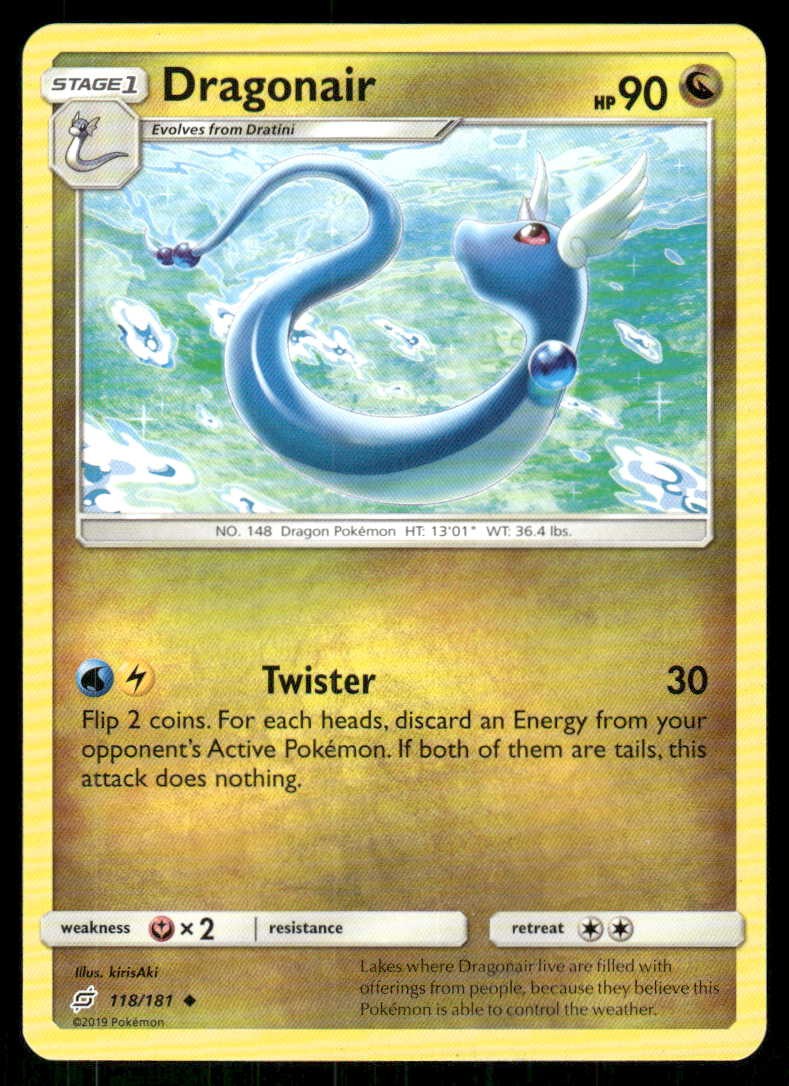 POKEMON DRAGONAIR TEAM UP 118/181 UC NM/M