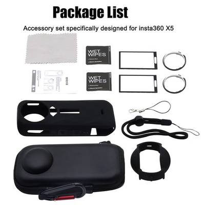 #ad Camera Protective Cover Accessories Kit For Insta360 X5 Screen Film Lens Guard $21.59