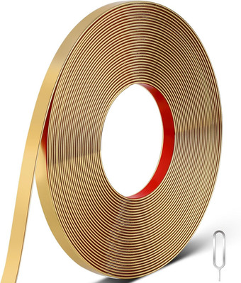 Peel and Stick Flexible Wall Molding Trim, 0.4in x 19.68ft, Self-Adhesive