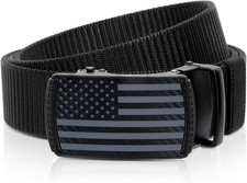 Beltroad American Flag Belt for Men Black Nylon Ratchet Belts 4Th of July Patrio
