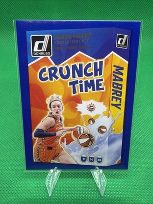 2025 Panini Donruss WNBA - Crunch Time Marina Mabrey #13 Press Proof Blue