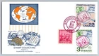 #2200 Stamp Collecting FDC Gamm Cachet Combo w/Sweden & #836, Stockholm NJ Cance