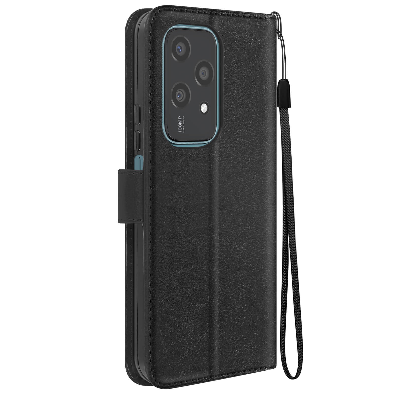 Honor 200 Lite housse antichoc avec support vidéo et fentes pour cartes bancaires
