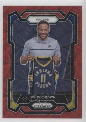 2023-24 Panini Prizm Choice Red Prizm /88 Bruce Brown #67 14t3
