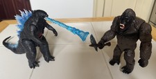 King Kong VS Godzilla Monsterverse Playmate Figures 2020 Battle Damage Set Lot