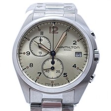 HAMILTON Khaki Pilot [205] H765120 Watch Stainless Steel Silver - Engraved