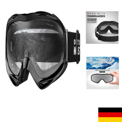 OutdoorMaster OTG Skibrille Anti-Nebel UV400 Schutz 100 UV