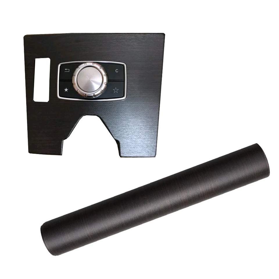 Wood Grain Textured Vinyl Wrap Sticker Car Home DIY Interior Decor Accessories - Image 3 of 4