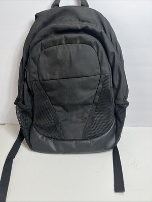 Reebok Leif 18  Laptop Backpack Black 3 Zipper Water Resistant Adjustable Straps
