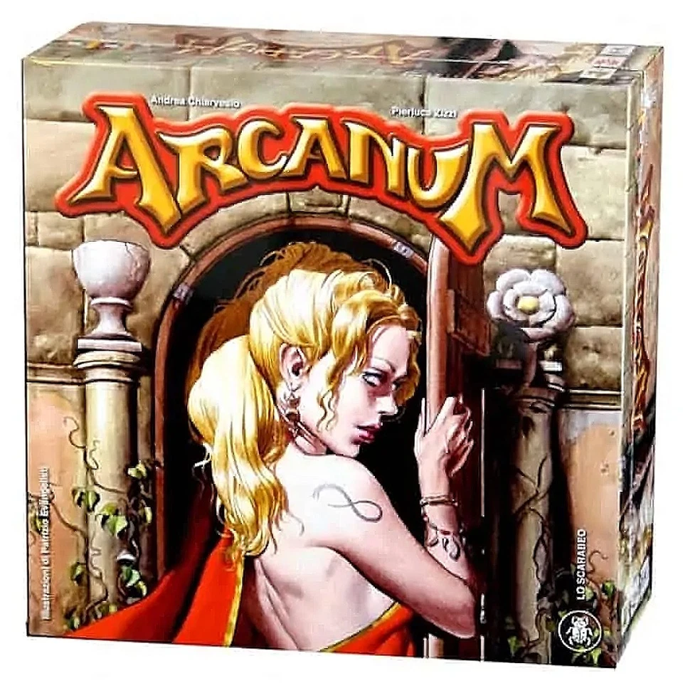 ARCANUM -  Vollstrecker, Zukunft und Adelshäuser - BRETTSPIEL - LO SCARABEO - Bild 1 von 2