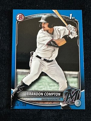 2025 Bowman 1st | BRANDON COMPTON | Blue Refractor #/150