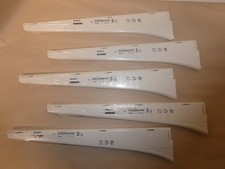 5 Staffe per mensole IKEA Algot ~15" 38 cm sistema armadio metallo bianco 202.185.45 NUOVE!