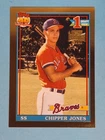 2001 Topps Archives Rookie Reprints GOLD Chipper Jones Atlanta Braves #2 ⚾