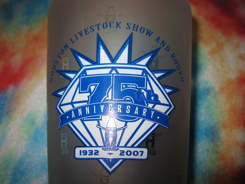 Houston Livestock Show and Rodeo 75th Anniversary Glass Miller Lite - Picture 2 of 8