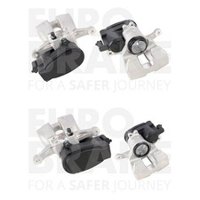 2X EUROBRAKE BREMSSATTEL HINTEN LINKS+RECHTS passend für TESLA MODEL