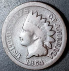 1864 INDIAN HEAD CENT - Bronze