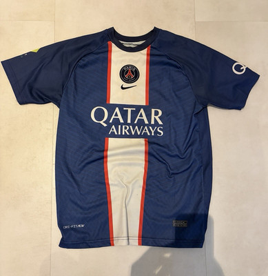 Nike Paris Saint-Germain PSG Trikot Messi 30 Qatar Airways blau Kurzarm Größe S