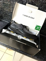 FootJoy Tour Rival Waterproof Spiked Golf Shoes Charcoal/Grey/Black UK 8.5
