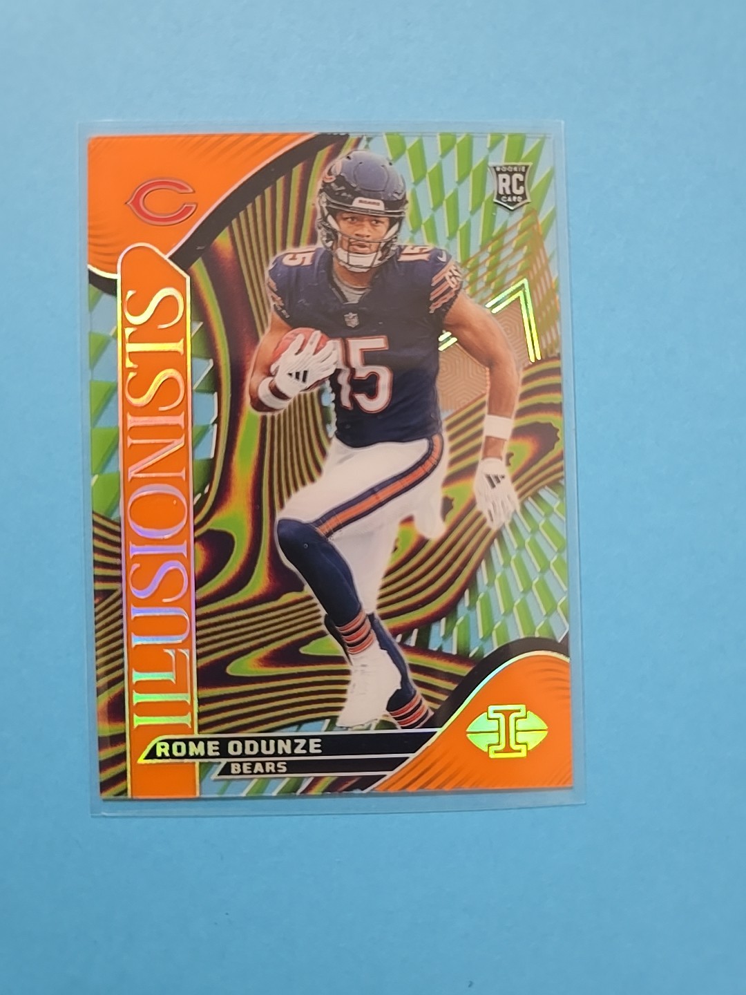 Rome Odunze Panini Illusions Illusionists #10 Orange