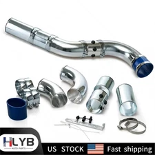 Universal 3"76mm Car Cold Air Intake Pipe Kit Combined Alumimum Induction System