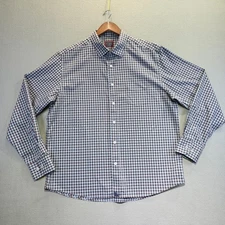Untuckit Men's Relaxed Fit Wrinkle Free Long Sleeve Button Up Shirt Size Large