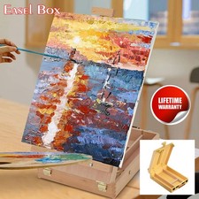 Adjustable Table Top Art Easel Desk Easel for Presentation Painting Box Storage