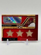 2008 Topps Triple Threads Elijah Dukes Rising Stars Relic Auto 18/99 #196