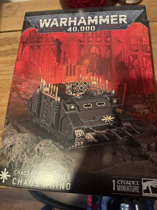 Chaos Rhino - Chaos Space Marines - Warhammer 40k citadel miniature Brand New