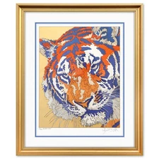 Guillaume Azoulay- Original Etching with Gold Leaf "Audace"