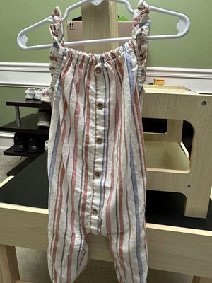 Carter's Girl Striped Jumpsuit - 9 Month One Piece