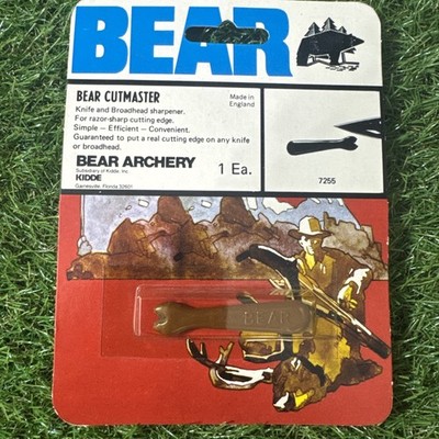 Vintage Bear Archery 7255 Bear Cutmaster Knife Broadhead Sharpener NOS UNOPENED
