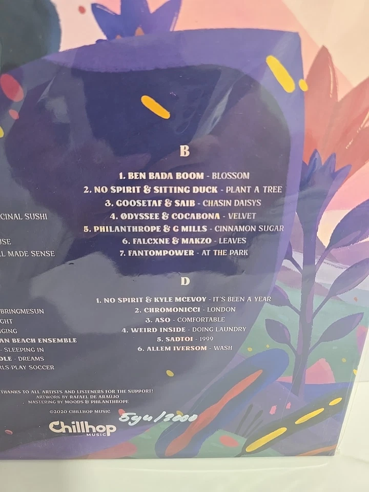 Chillhop Essentials Spring 2020 Various Limited #594 of 2K Purple Vinyl (2LP) - Image 4 of 4