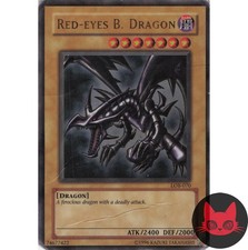 Yugioh Dragón Negro Ojos Rojos LOB-070 Ultra Raro HP