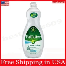Palmolive Ultra Dishwashing Liquid Dish Soap Pure Clear Fragrance Free 32.5