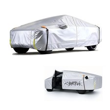 Wigoo Car Cover for Tesla Cybertruck 2024-2026 Waterproof Outdoor Silver
