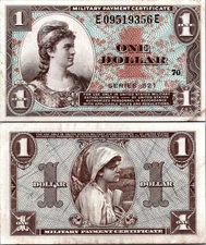 Series 521 $1 MILITARY PAYMENT CERTIFICATE