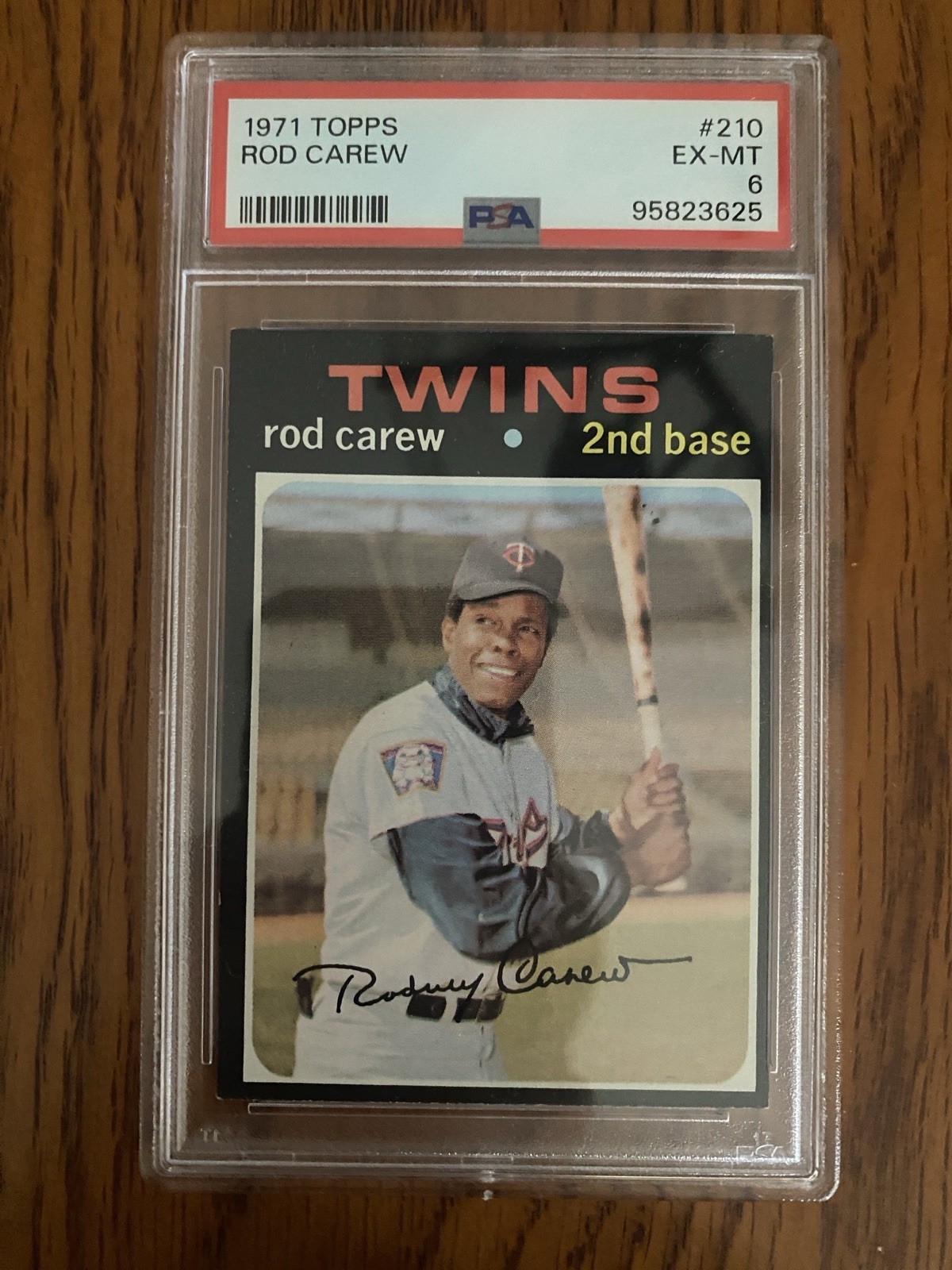 1971 Topps #210 Rod Carew PSA 6 EX-MT