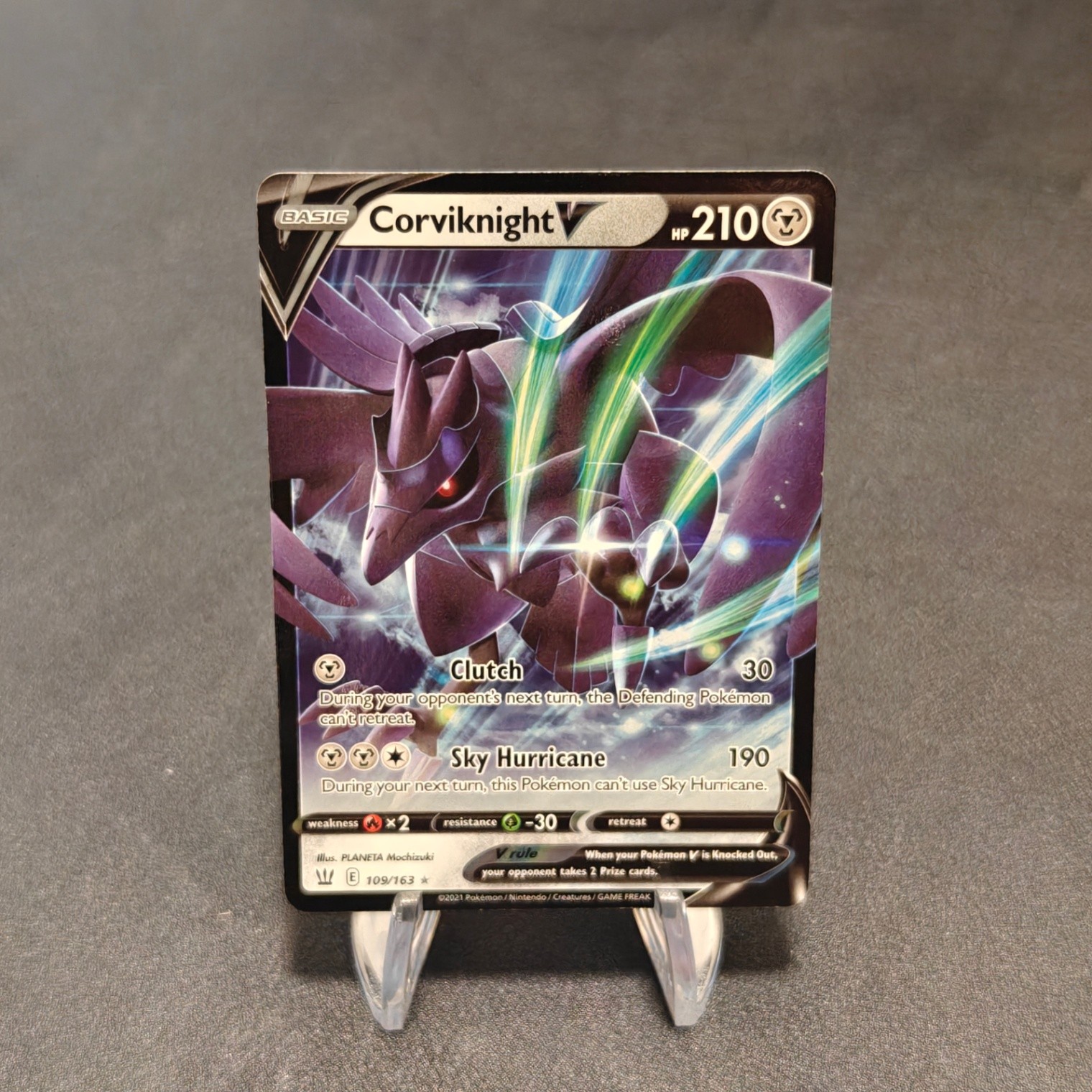 Corviknight V Ultra Rare SWSH05: Battle Styles 109/163 NM POKEMON TCG