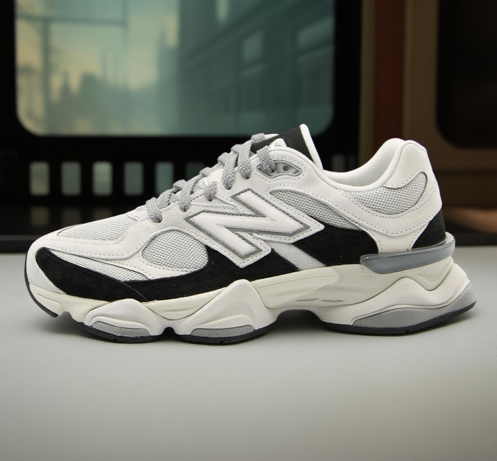 New Balance 9060 Men's Running Shoes Reflective Black White